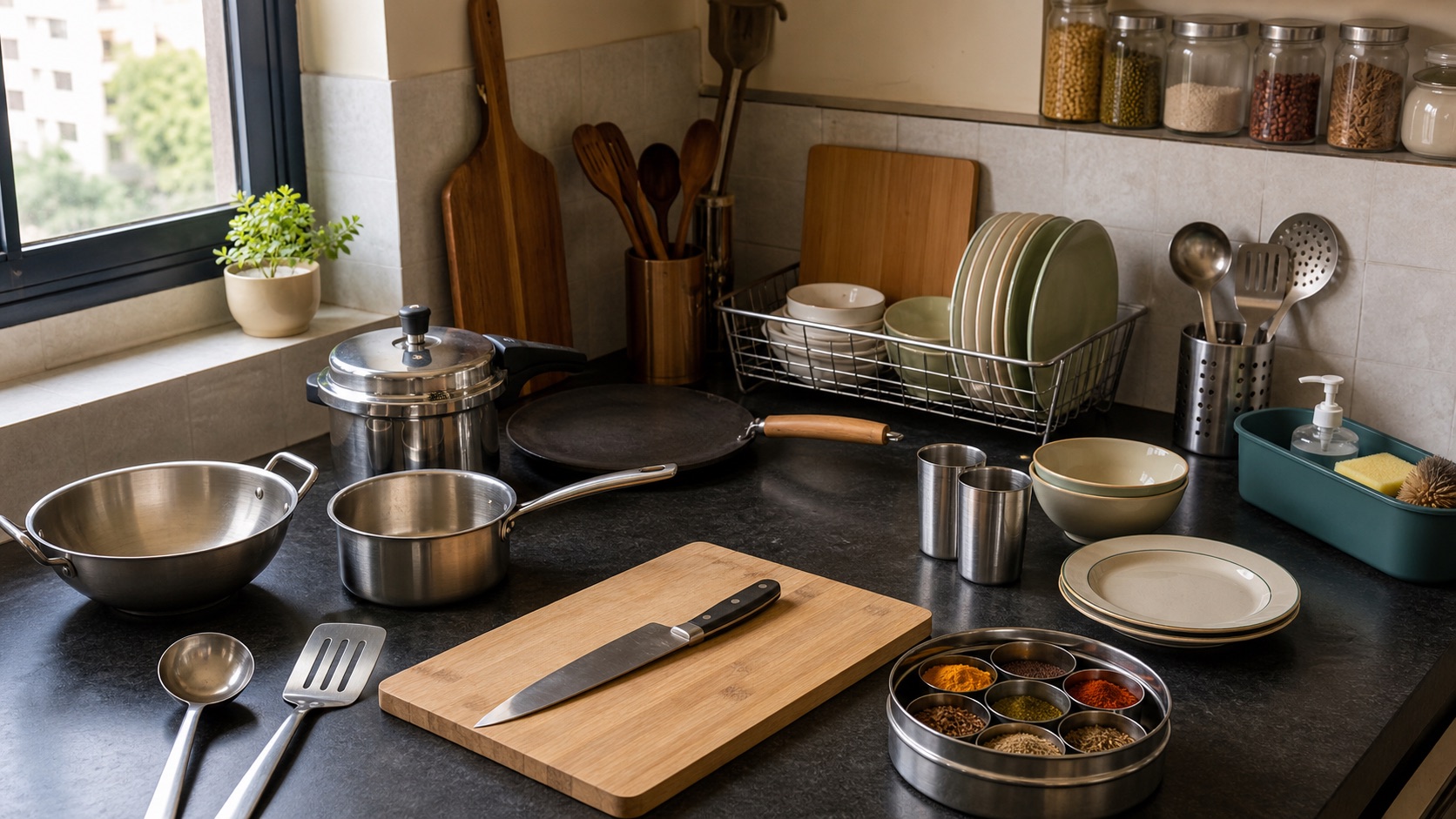 First Kitchen Checklist for an Indian Apartment: What You Need—and What Can Wait